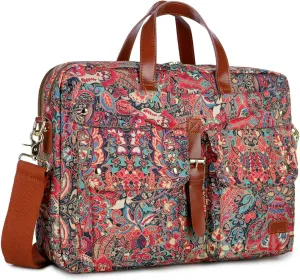Baosha Multicoloured 17inch Laptop Computer Bag Messenger Bag Briefcase for Women BC-07