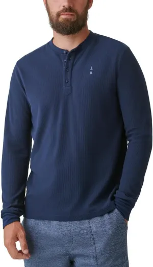 BASS OUTDOOR Men's Henley Long Sleeve Tee