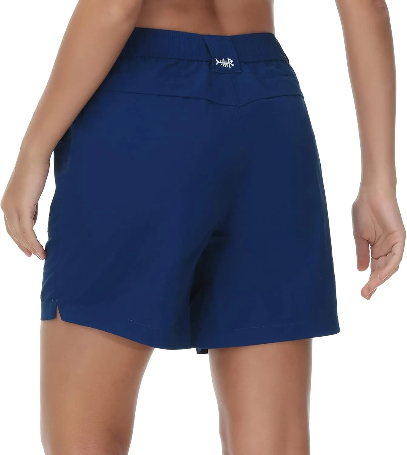 BASSDASH Women’s 7” Fishing Shorts UPF 50  Water Resistant Quick Dry Lightweight Hiking Cargo Shorts with Pockets FP03W