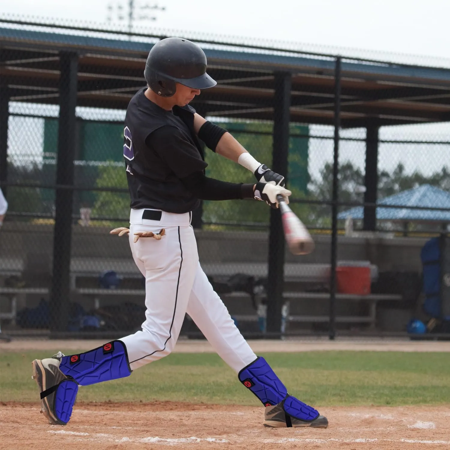 Batter's Leg Guards, Baseball/Softball Leg Guard, Adult and Youth Size