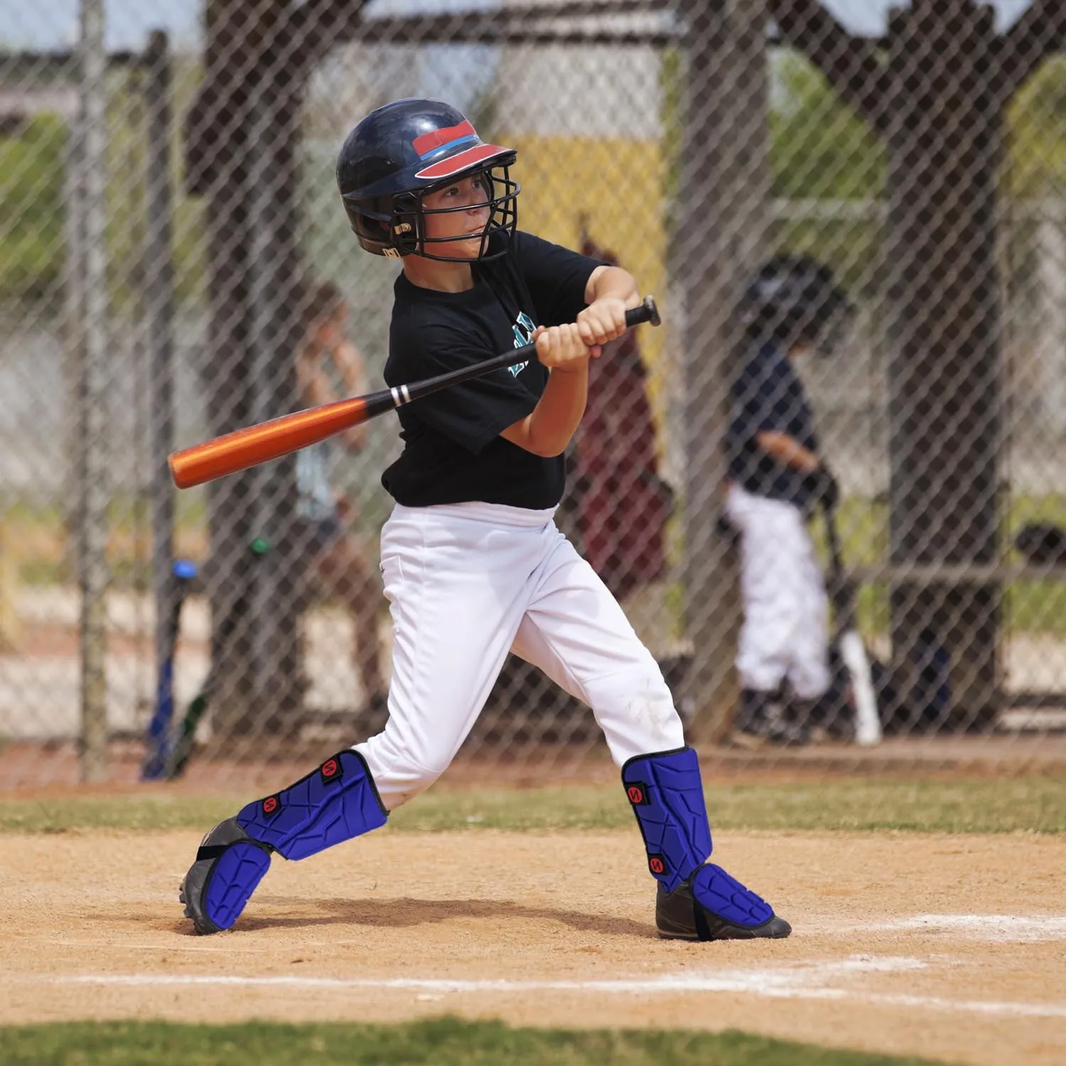 Batter's Leg Guards, Baseball/Softball Leg Guard, Adult and Youth Size