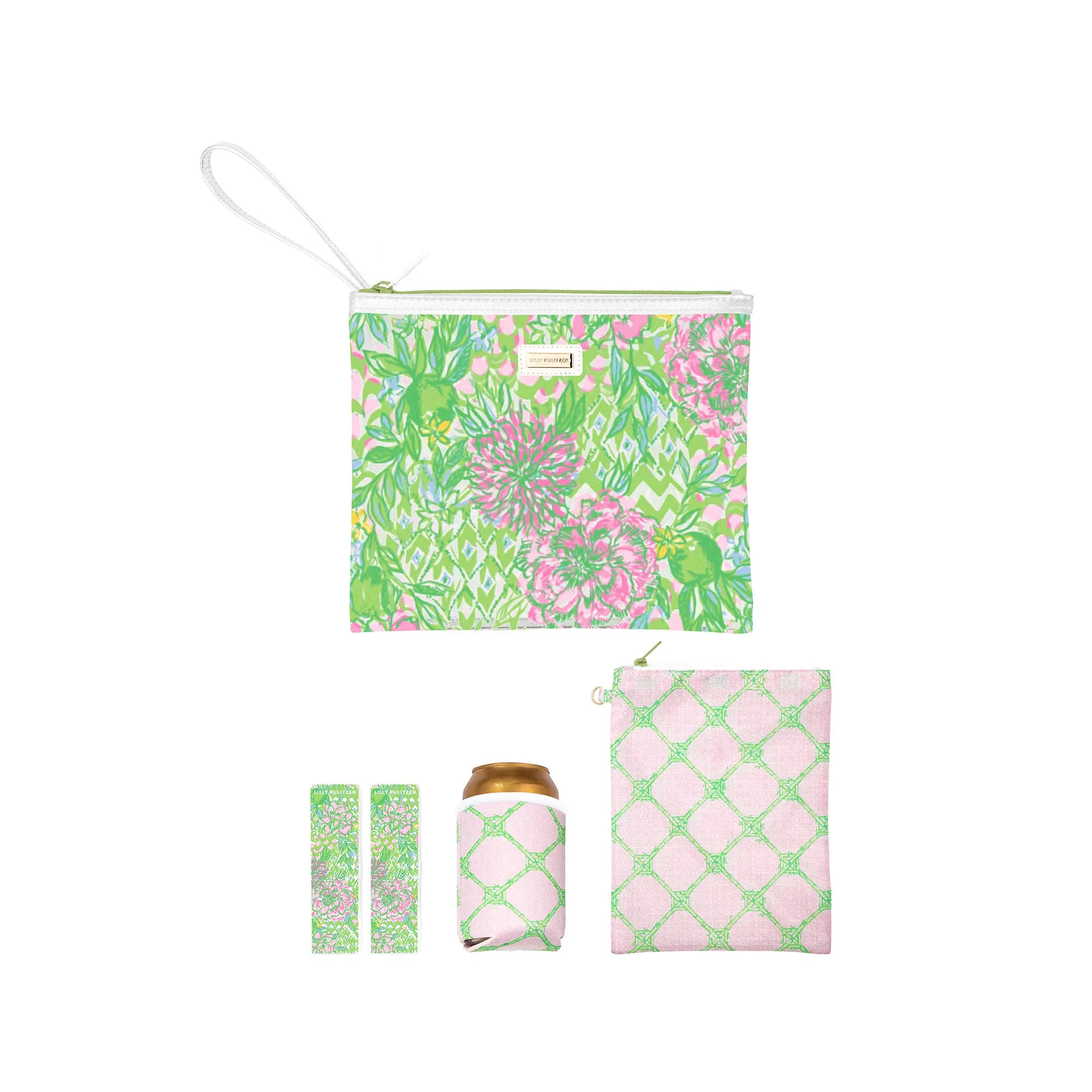 Beach Day Pouch in Lime Feeling Good