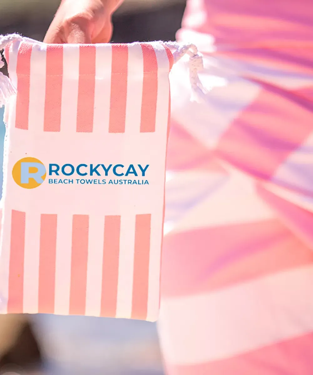 Beach Towel Set: Pink, Grey, Green, Sky Blue