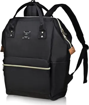 Bebamour Travel Backpack for Women and Men Laptop Rucksack 15.6 inch Classic Waterproof College Travel Business Bags Dipaer Backpack（Black）
