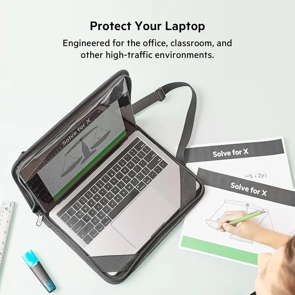 Belkin 11"-12" Always-On Laptop Case with Shoulder Strap in Black - EDA003