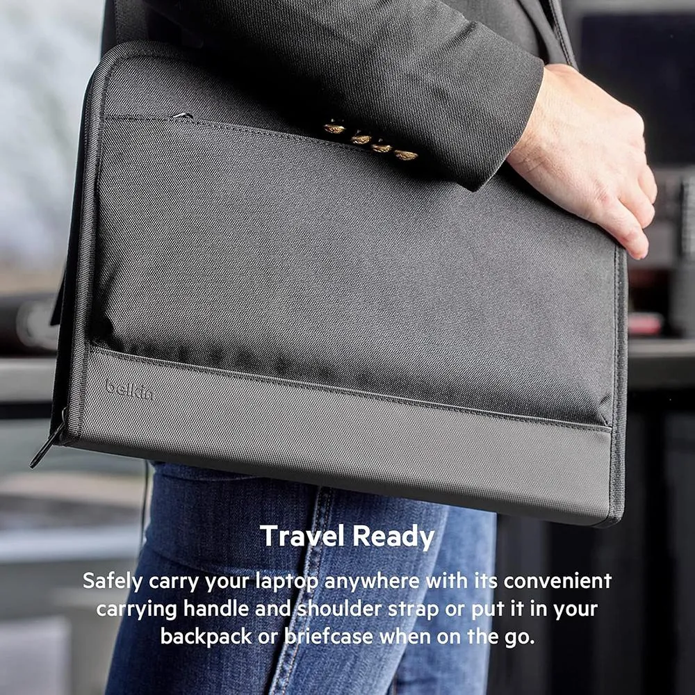 Belkin 11"-12" Always-On Laptop Case with Shoulder Strap in Black - EDA003