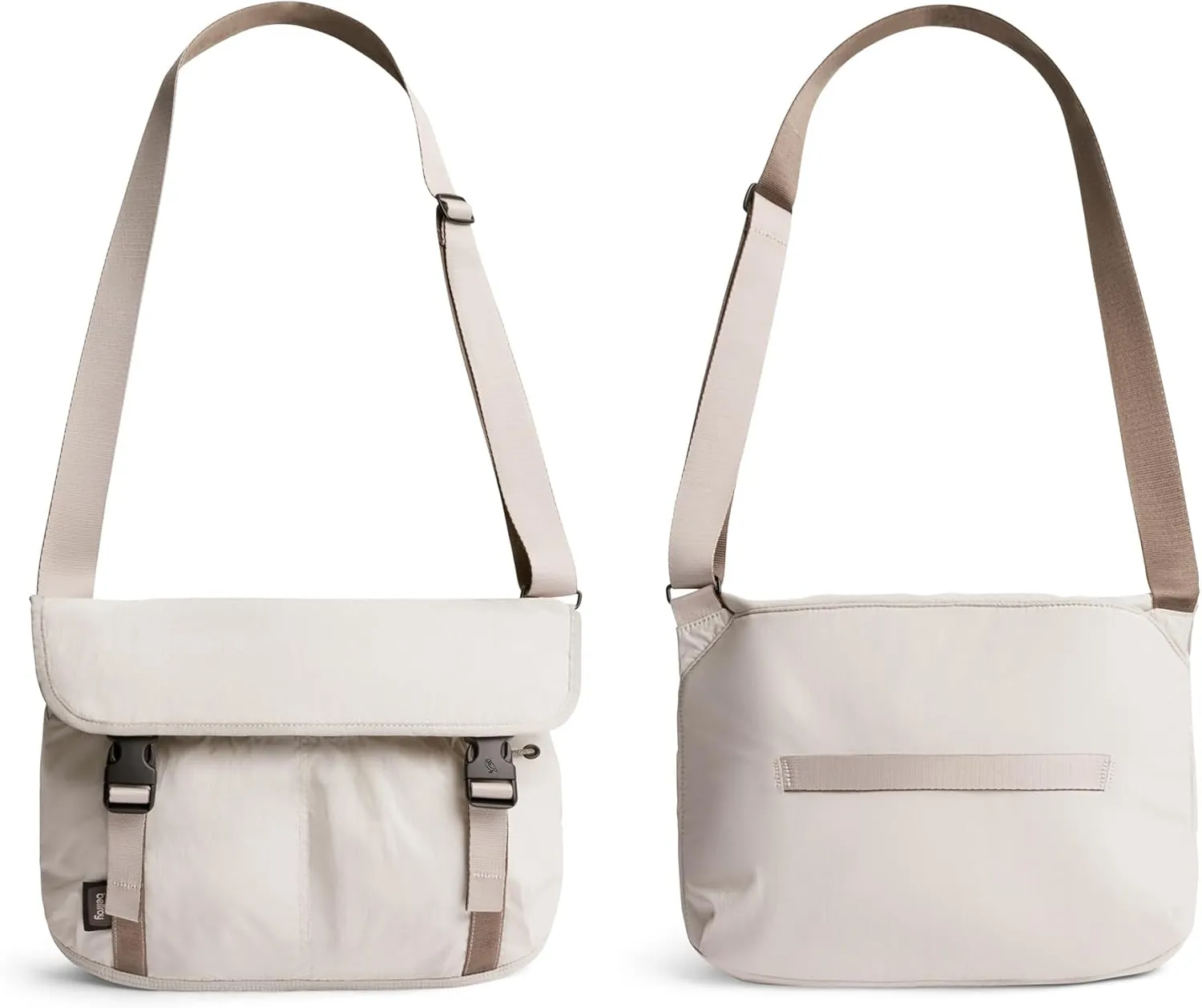 Bellroy Cinch Messenger (12 liter lightweight shoulder bag, water-resistant fabric, effortless organization) - Oat