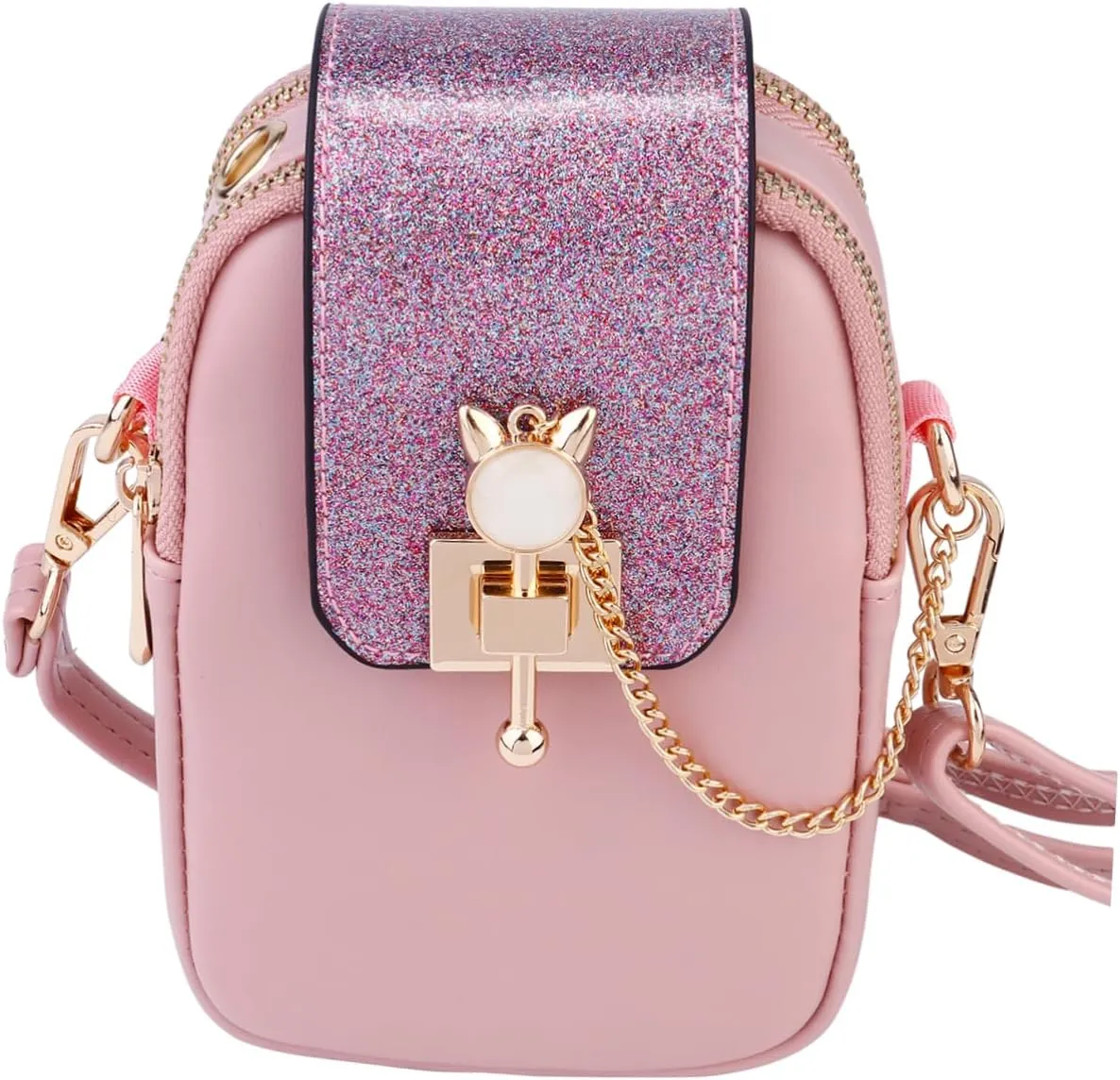BESPORTBLE Versatile Crossbody Phone Bag Mini Vertical Style Cell Phone Case Storage Bag Chic Occasion Accessory