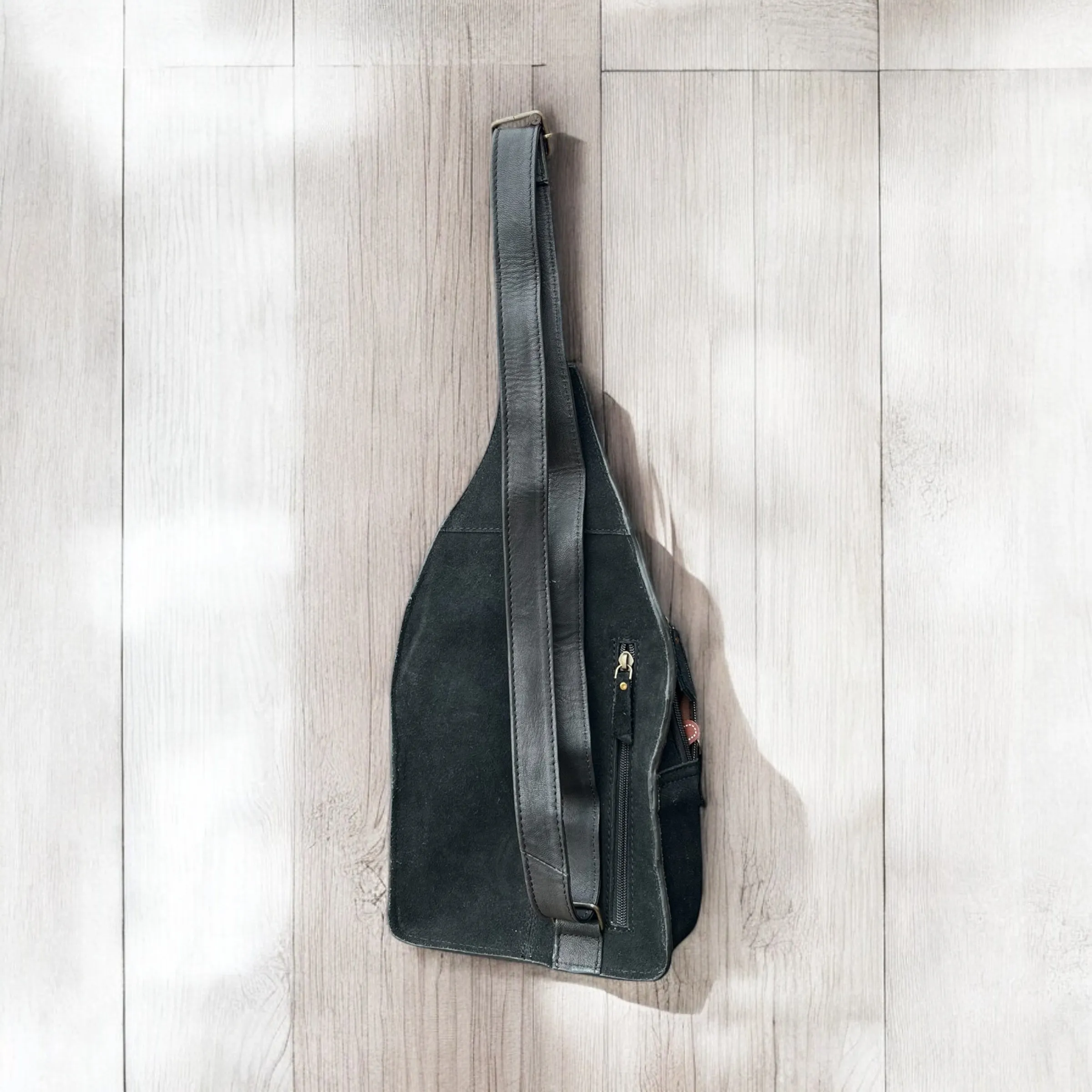 Black BootStitch sling bag