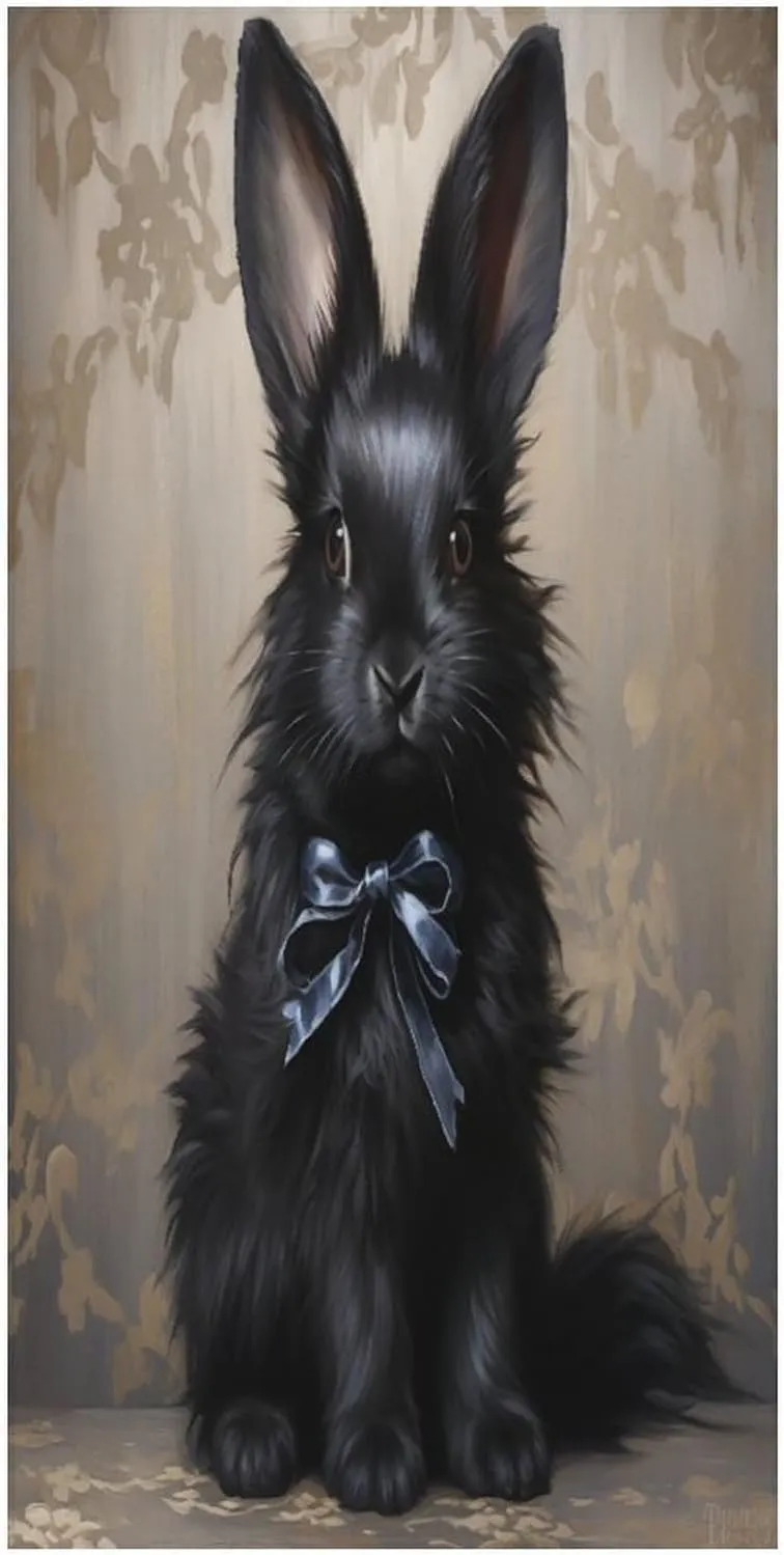 Black Bunny Beach Towels Quick-Dry & Super Absorbent Microfiber Sand Free Black Bunny Beach Blanket Adult Travel Essentials Cruise Accessories Vacation 30x63 Inch