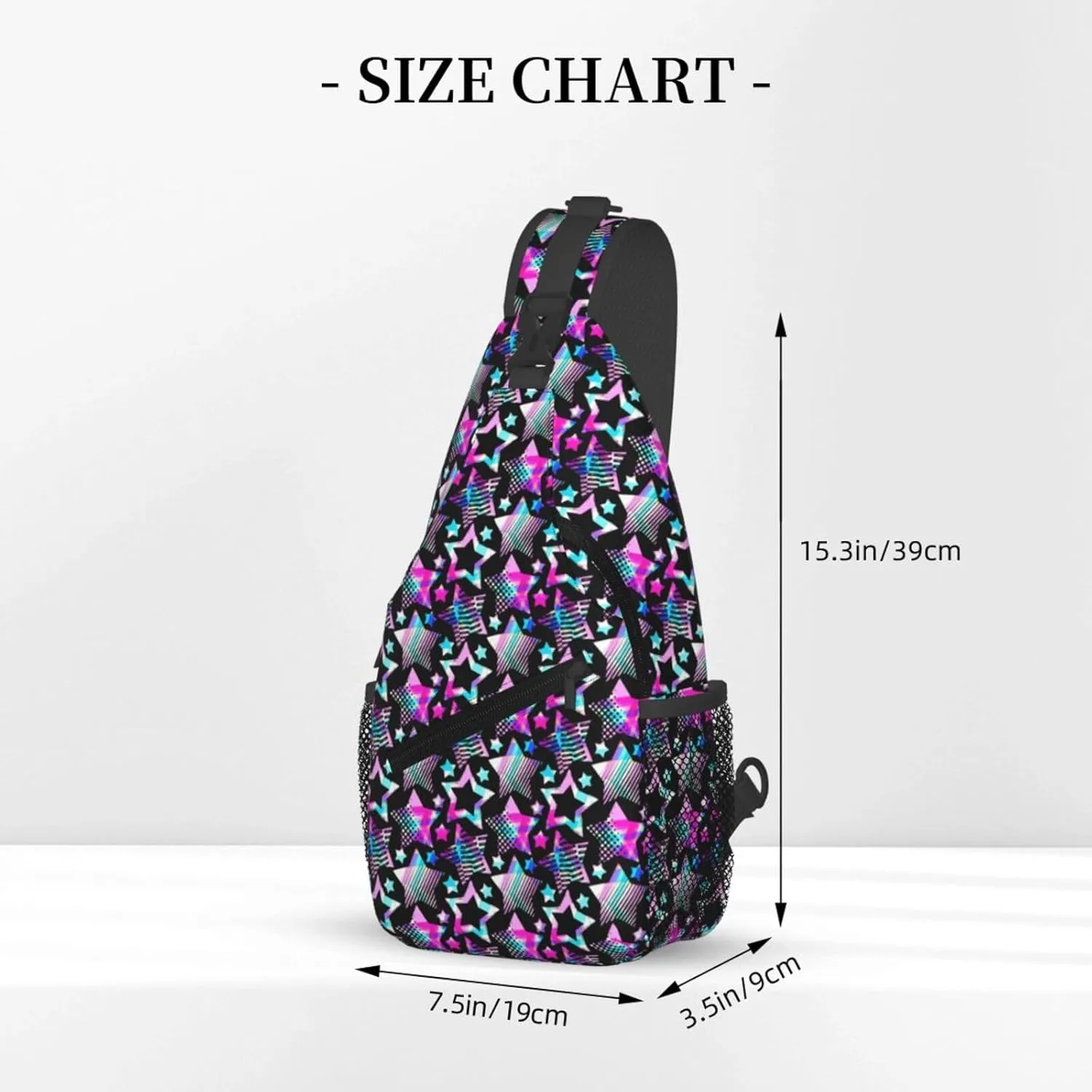 Black History Month Crossbody Bag Adjustable Sling Bag Casual Chest Bags Travel Shoulder Backpack