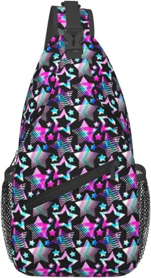 Black History Month Crossbody Bag Adjustable Sling Bag Casual Chest Bags Travel Shoulder Backpack