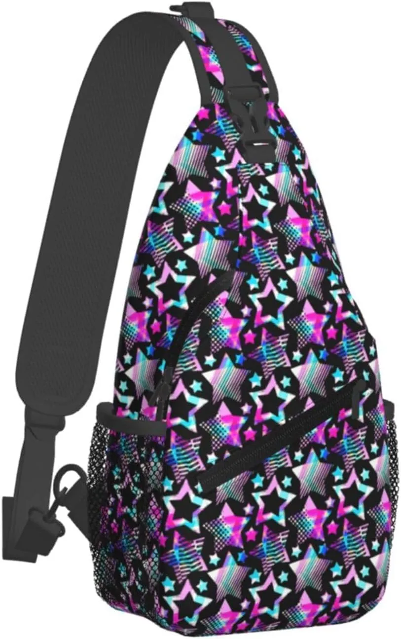 Black History Month Crossbody Bag Adjustable Sling Bag Casual Chest Bags Travel Shoulder Backpack