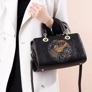 Black Kuno 3 Compartment Handbag