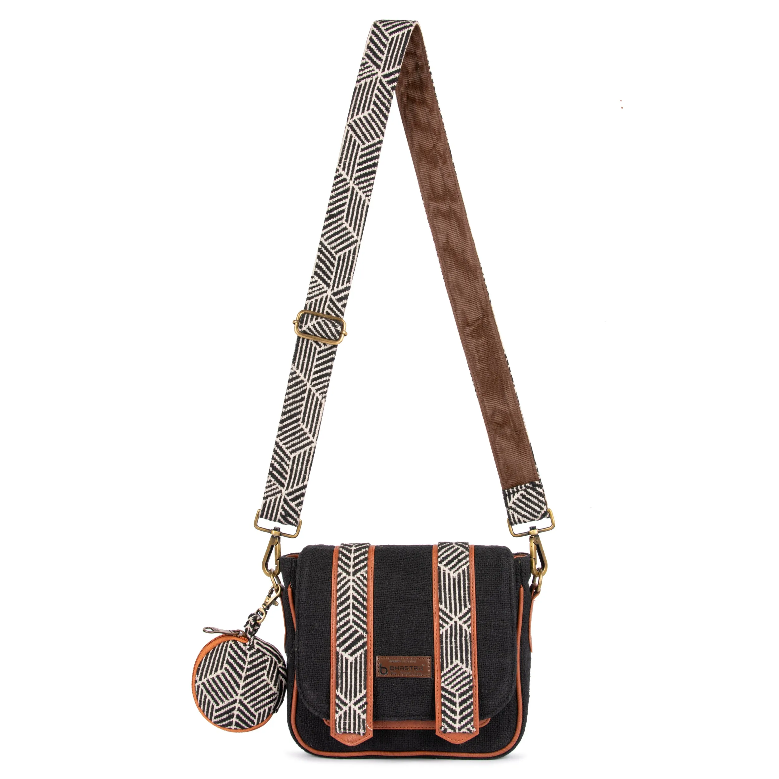 Black Saddle sling bag
