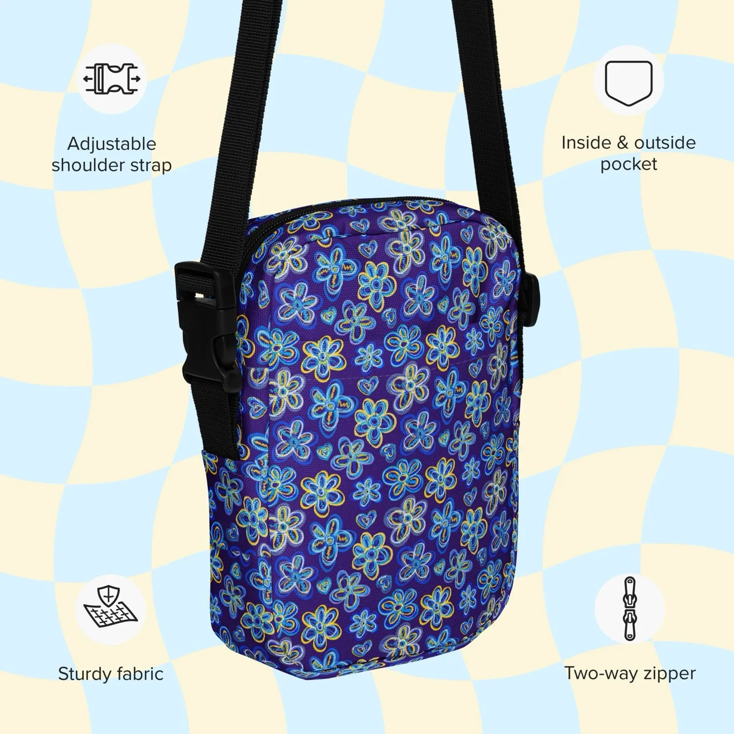 Bloomscape Mini Crossbody Bag