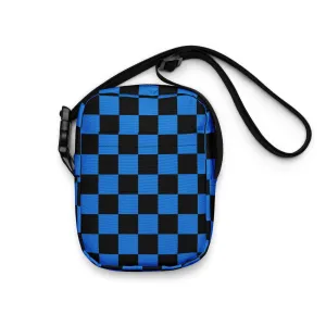 Blue Check  - Utility Crossbody