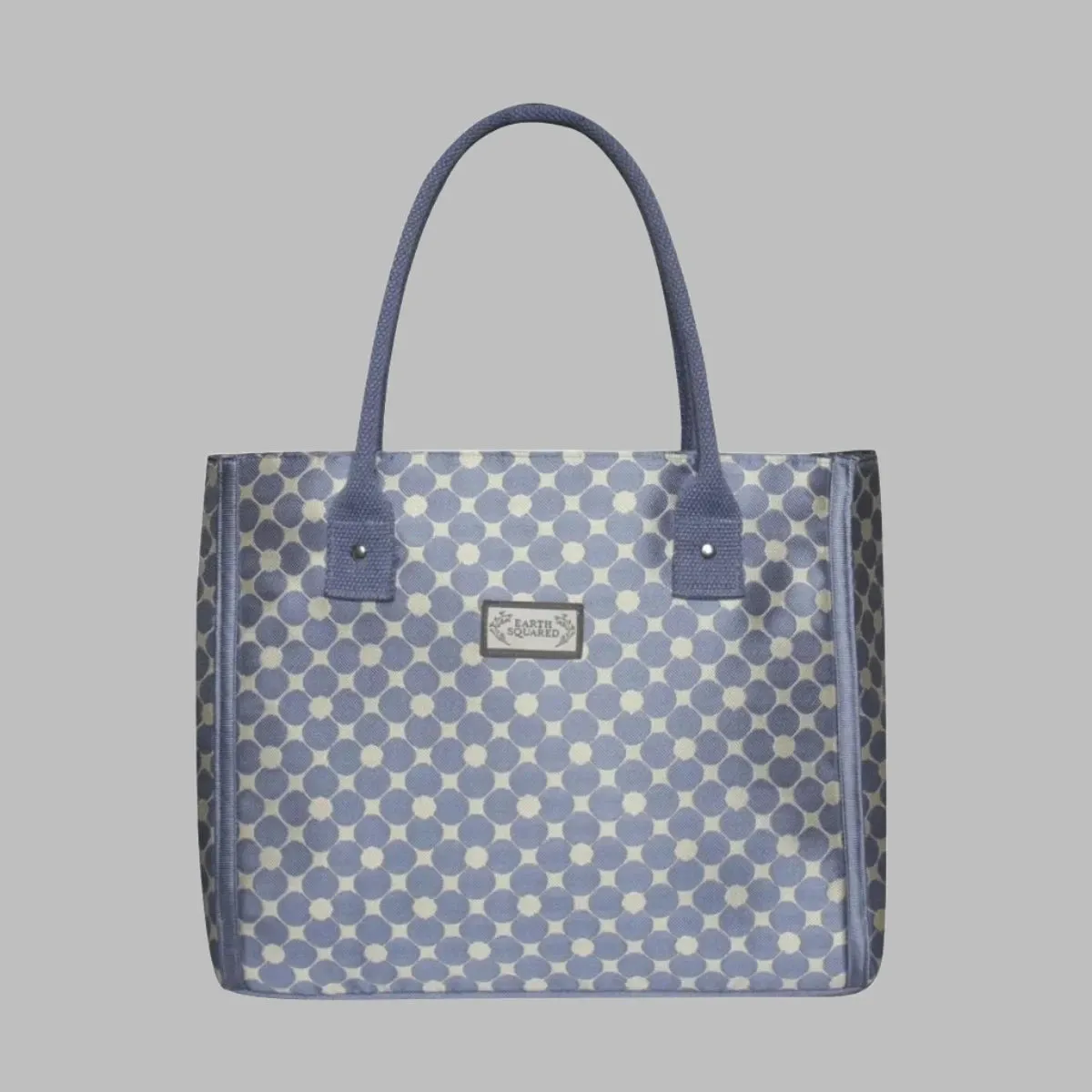 Blue Stone Jacquard Tote Bag