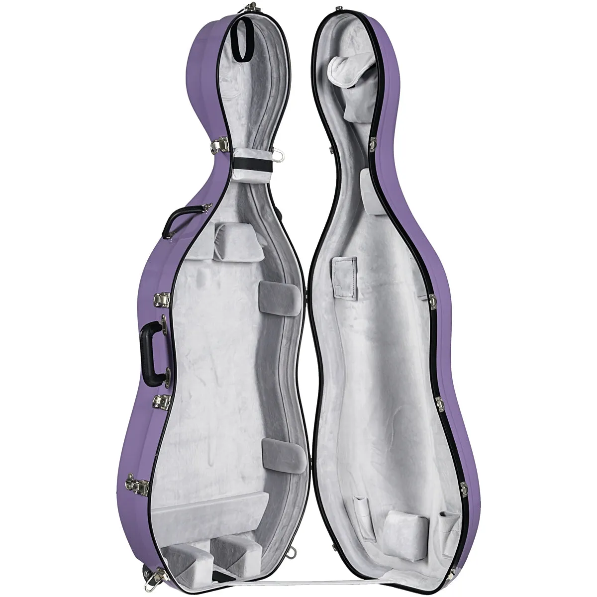Bobelock 2000LS Fiberglass Cello Case with Wheels - 4/4 Size