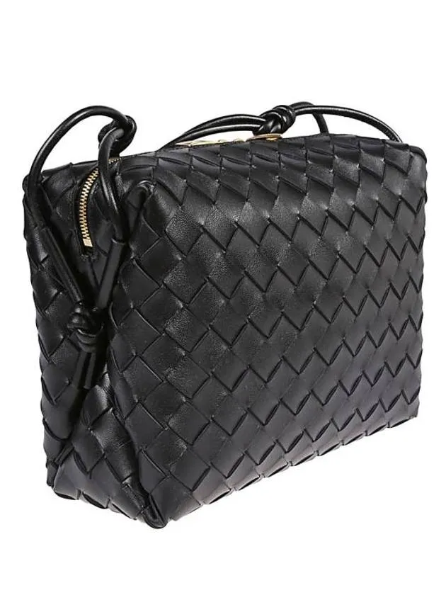 Bottega Veneta Loop Camera Small Cross Bag Black