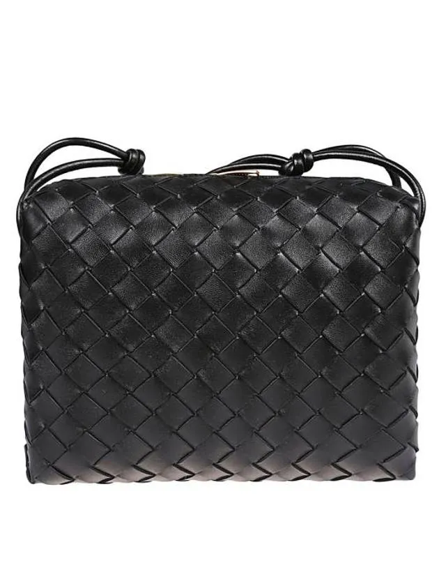 Bottega Veneta Loop Camera Small Cross Bag Black