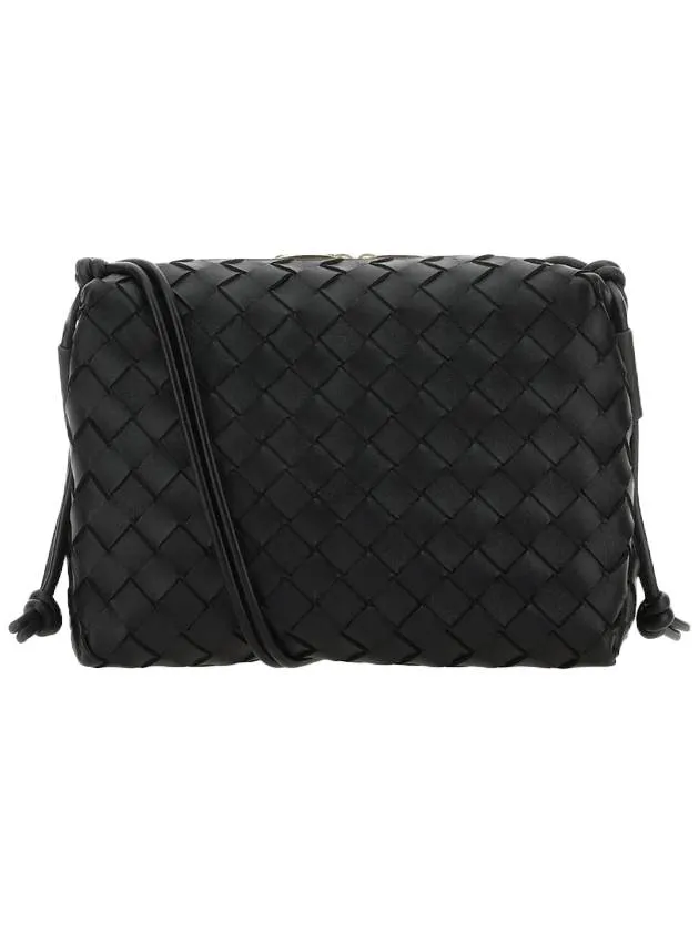 Bottega Veneta Loop Camera Small Cross Bag Black