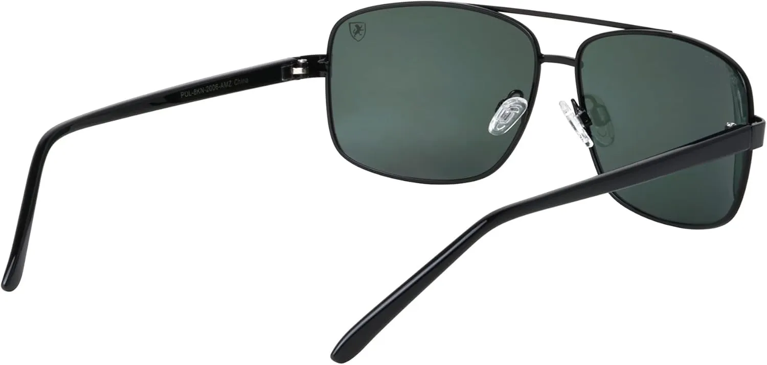 Breakout - Polarized Lightweight Rectangular Aviators Sunglasses