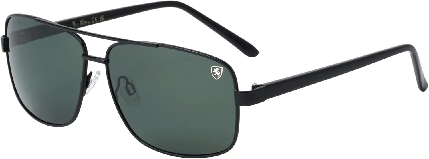 Breakout - Polarized Lightweight Rectangular Aviators Sunglasses