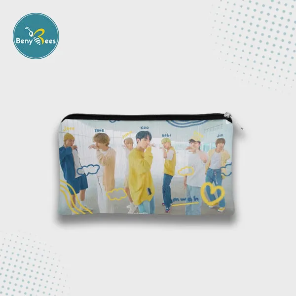 BTS Pencil / Pen Pouch (Digitally printed on Cloth)