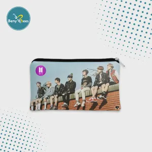 BTS Pencil / Pen Pouch (Digitally printed on Cloth)