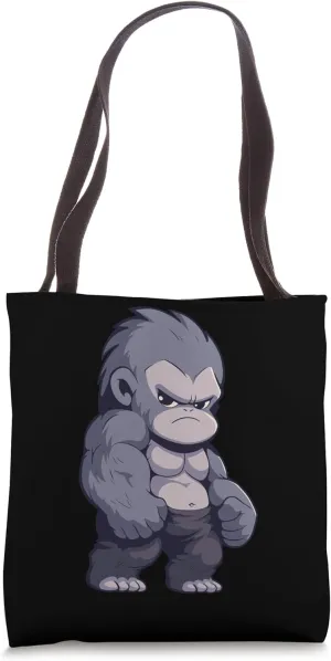 Buff Alpha Silverback Gorilla Ape Design Boxing Gorilla Gym Tote Bag