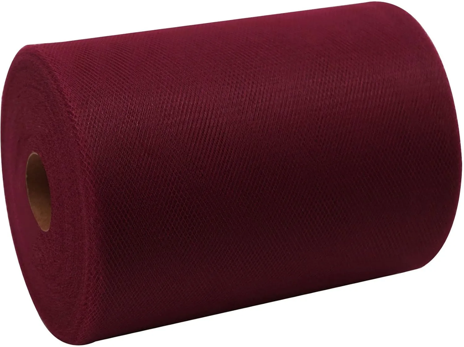 Burgundy Tulle Fabric Rolls 6 Inch by 200 Yards (600 feet) Fabric Spool Tulle Ribbon for DIY Burgundy Tutu Bow Baby Shower Birthday Party Wedding Decorations Craft Supplies