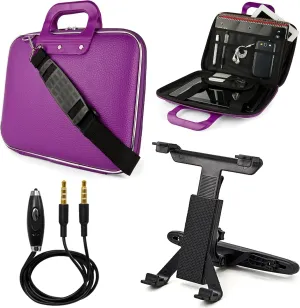 Cady Messenger Bag for WinBook Tablets up to 10.5 inches with Mount and 3.5mm Auxiliary Cable