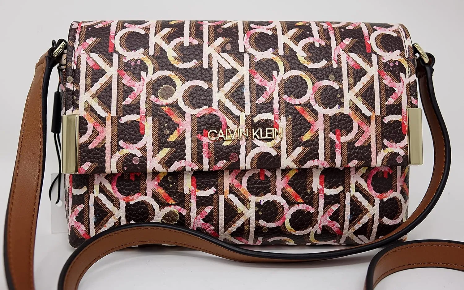 Calvin Klein Key Item Flap Signature Crossbody