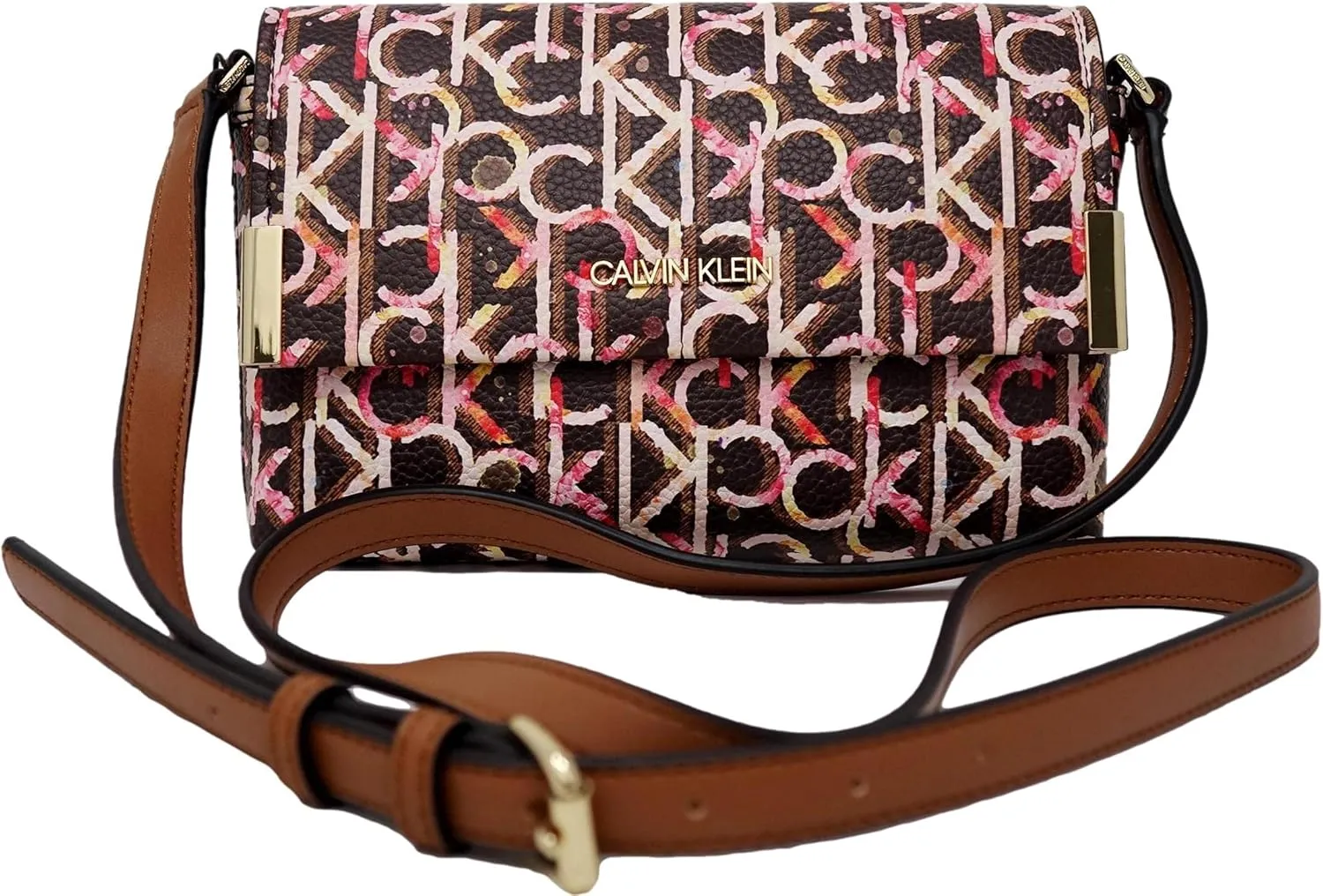 Calvin Klein Key Item Flap Signature Crossbody