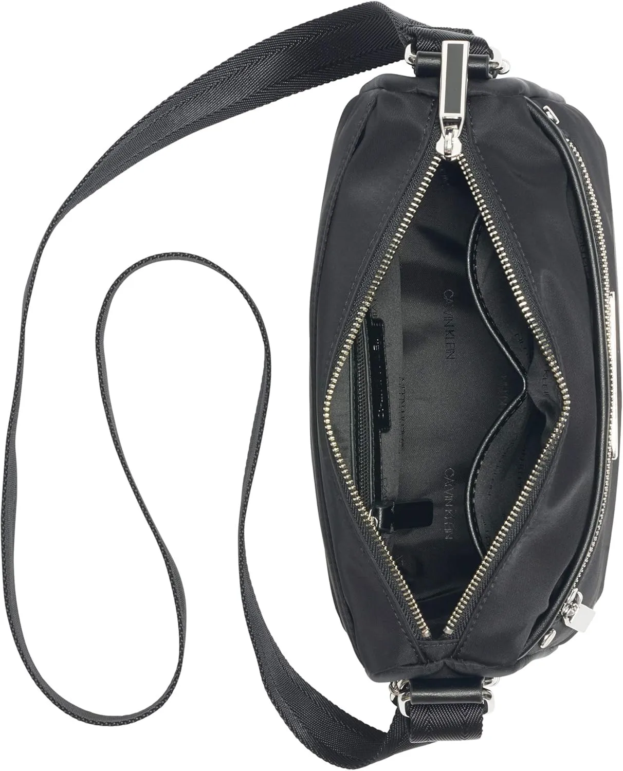 Calvin Klein Women's Belfast Nylon Key Item Small Crossbody
