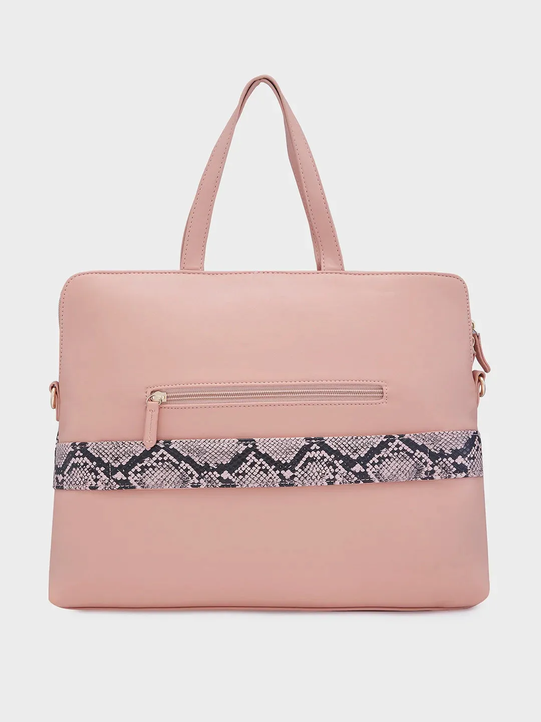 Caprese Gypsy Large Light Pink Laptop Bag