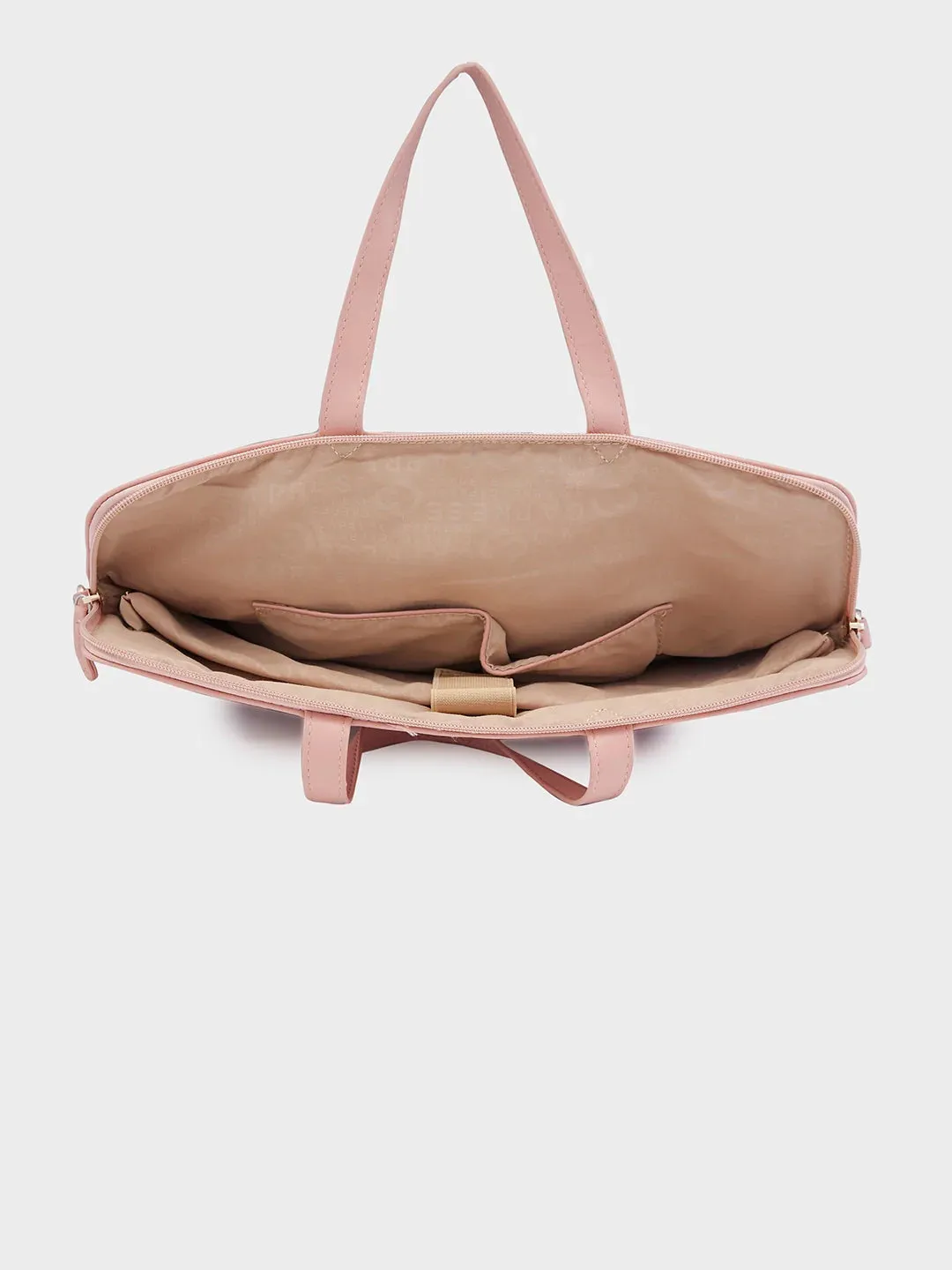 Caprese Gypsy Large Light Pink Laptop Bag
