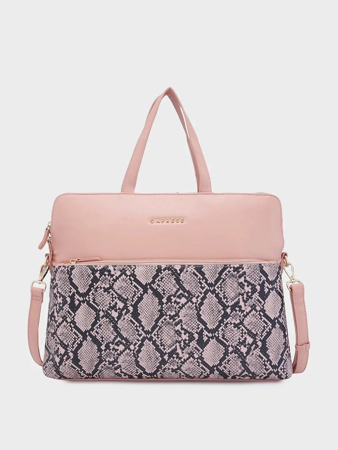 Caprese Gypsy Large Light Pink Laptop Bag