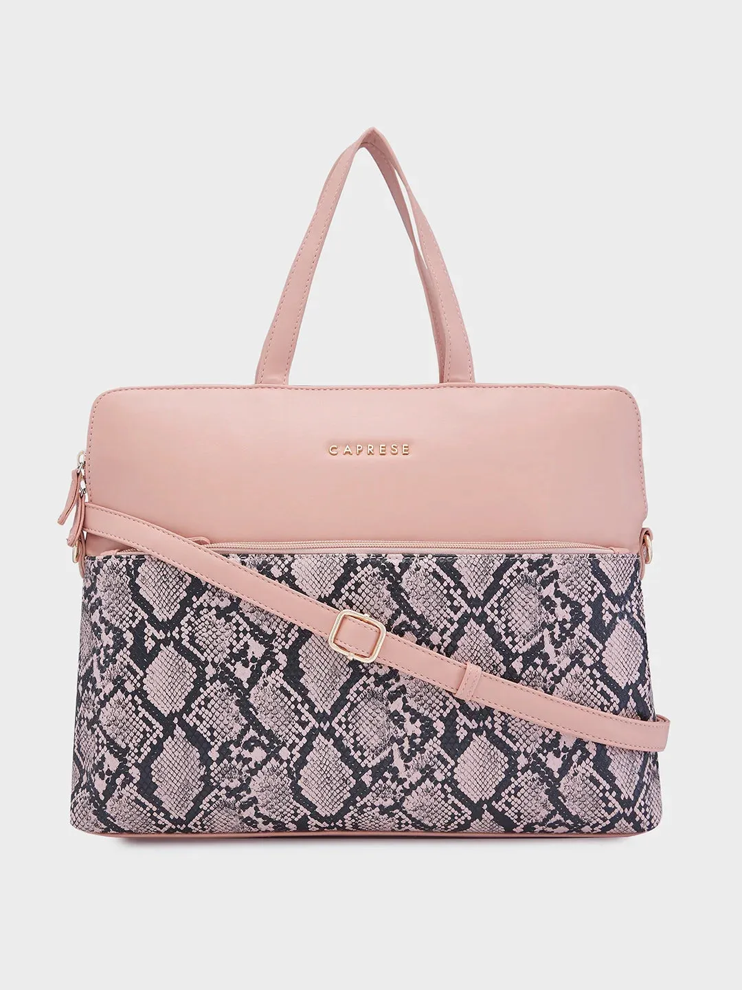 Caprese Gypsy Large Light Pink Laptop Bag