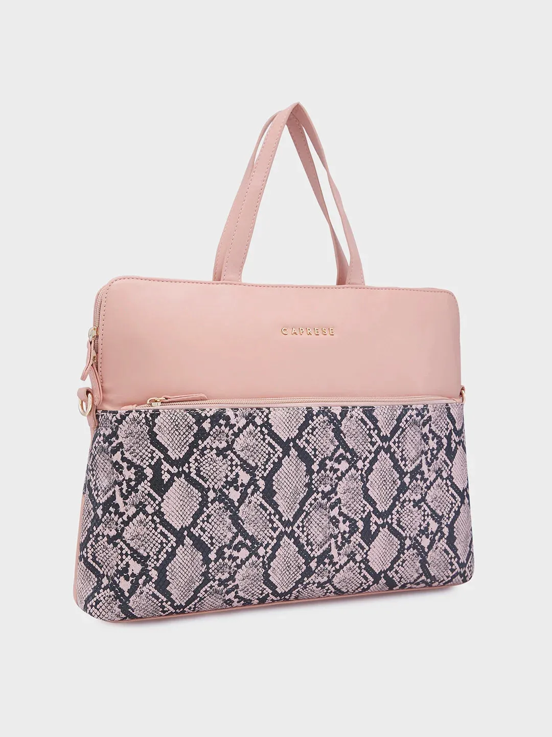 Caprese Gypsy Large Light Pink Laptop Bag