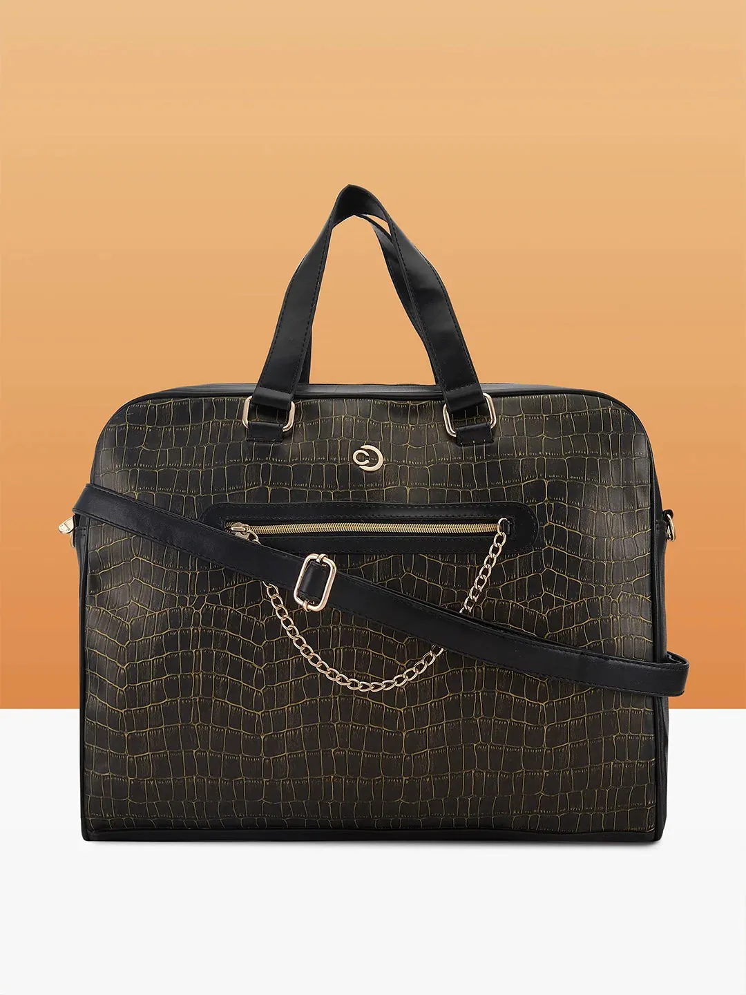 Caprese Mist Laptop Bag Large Black