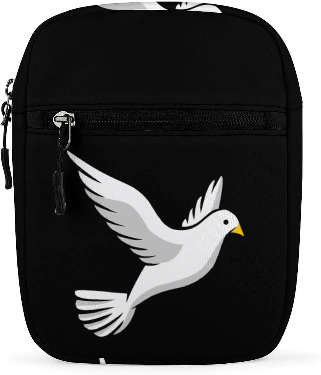 Cartoon Pigeon Small Crossbody Bag Lightweight Satchel Bag Tote Bag Mini Handbag for Men Women
