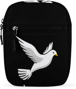Cartoon Pigeon Small Crossbody Bag Lightweight Satchel Bag Tote Bag Mini Handbag for Men Women