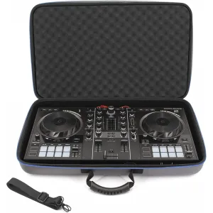 CASEMATIX DJ Controller Travel Case for Hercules Inpulse 500 - Hardshell DJ Mixer Carry Case with Straps