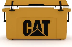Caterpillar Cat Hard Cooler, 55 Quart, Cat Yellow, 1 Count