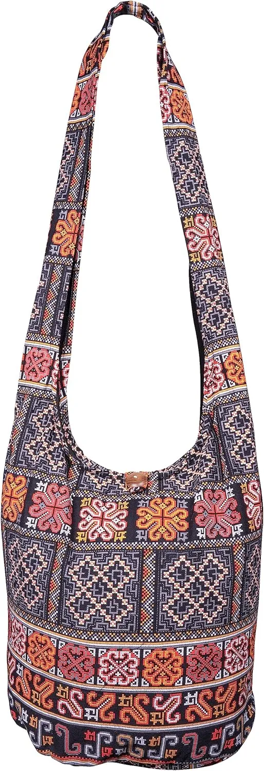 CCcollections Tie Dye Sling Shoulder Bag Cotton Crossed body bag shopping Many Printed