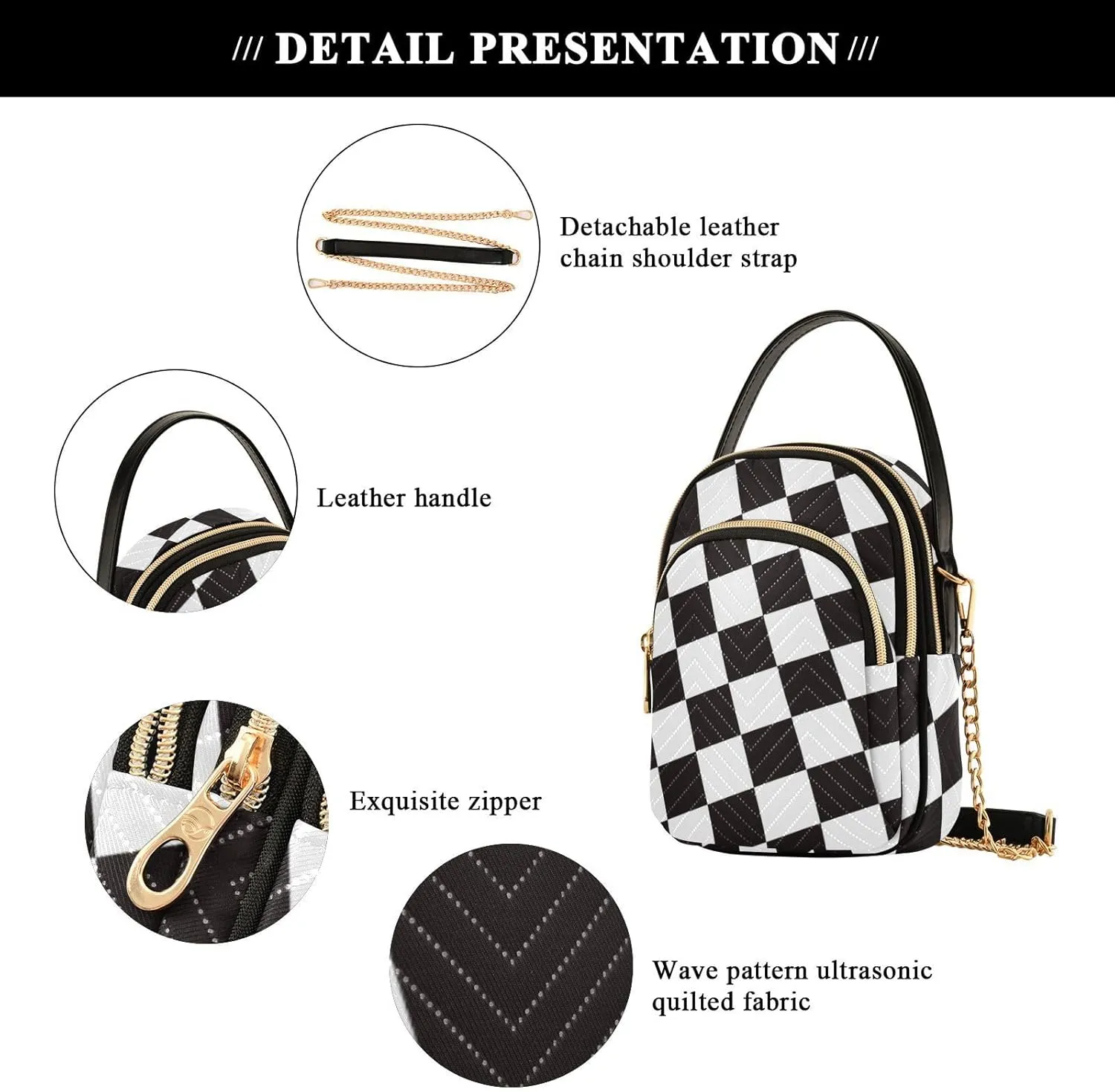 Cell Phone Purse Crossbody Handbag Durable Shoulder Bag Sturdy Travel Pouch