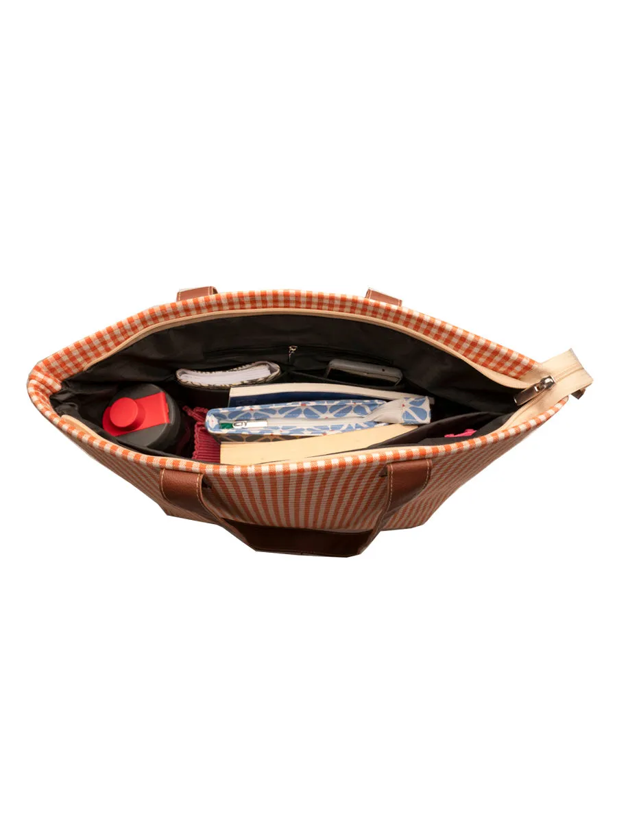 Chambray Office Tote
