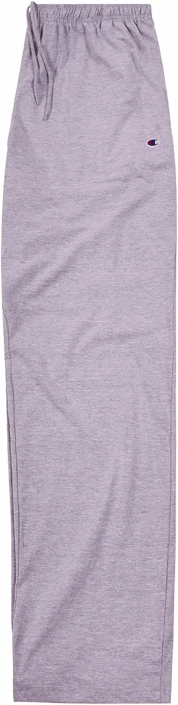 Champion Mens Big and Tall Open Bottom Lounge Pants, Lightweight Jersey Sweatpants